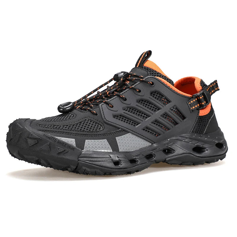 HUMTTO Summer Hiking Shoes for Men 2025 Breathable Mens Sneaker Outdoor Water Beach Sandals Fishing Climbing Wading Man Sneakers
