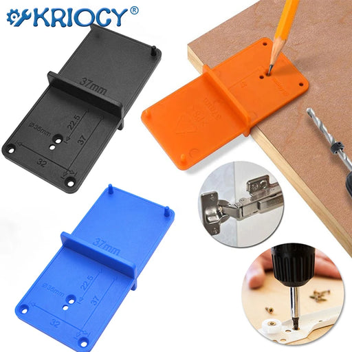 Hinge Hole Drilling Guide 40mm 35mm Hing Installation Jig Door Cabinet Hinge Hole Locator Woodworking Tool hand tools