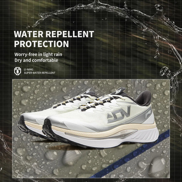 ស្បែកជើងរត់ប្រណាំងបុរស Li-Ning BEN XIAO LN DWR ធន់នឹងទឹក មានខ្យល់ចេញចូលបានល្អ ស្បែកជើងកីឡាឡើងភ្នំ LiNing ARNV015