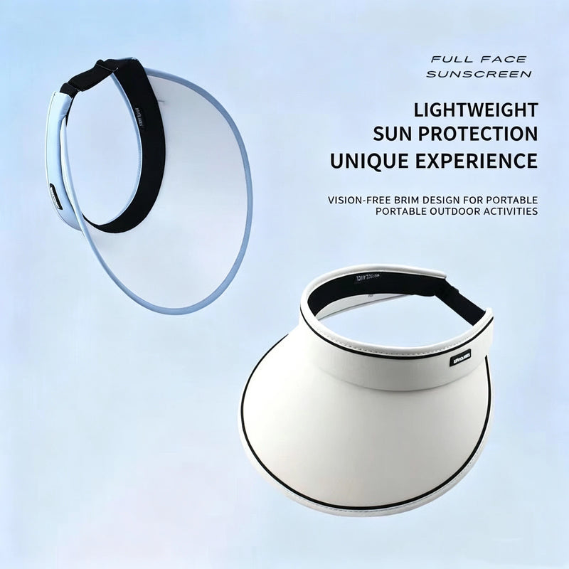 Summer Large Brim Sunshade and Sun Protection Hat, Women's Empty Top Hat, 2024 New UV Resistant Sun Hat, Versatile