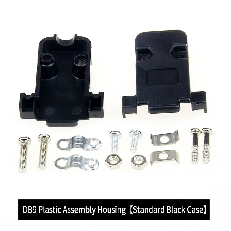 DIVEDEER DB9 Male & Female Connectors 9-Pin RS232/485 Serial Port Adapter COM Port Plug for PLC