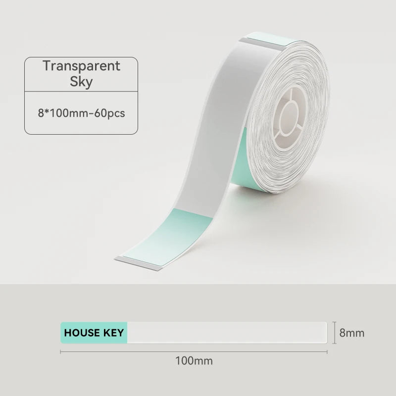 1 Roll Niimbot Transparent Label Sticker Scratch-Resistant Anti-Oil Label Paper for D11 D110 D101 H1S Thermal Label Printer