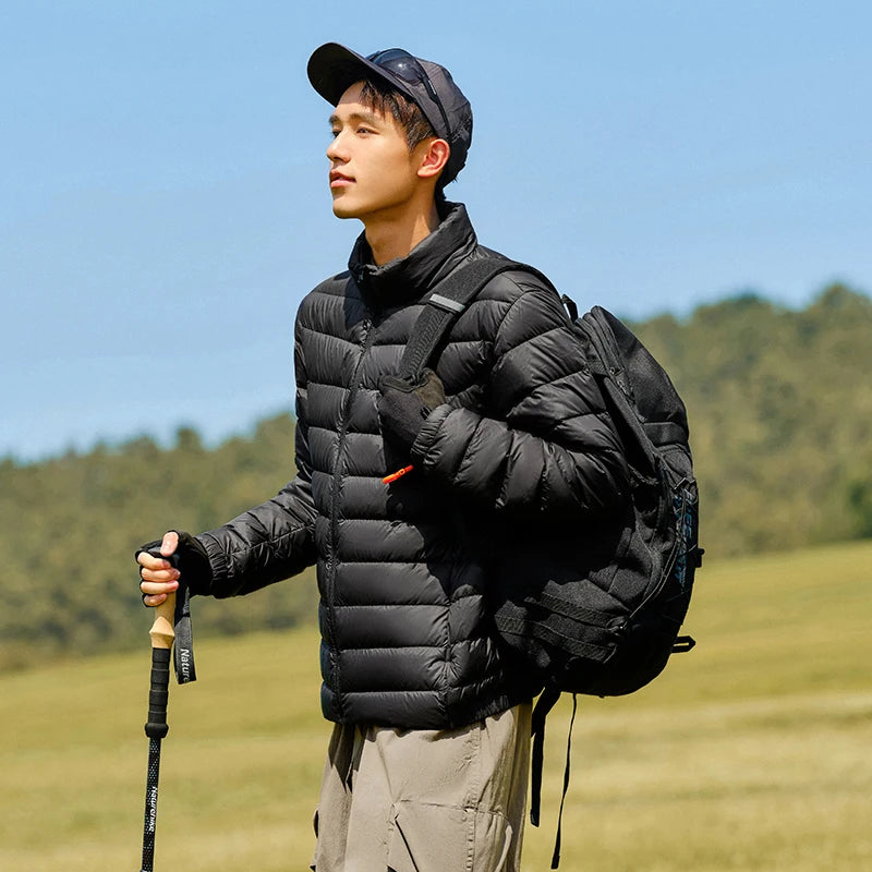 Semir Slim Fit Down Jacket Short Men 2025 Autumn Winter Warm Lightweight Outdoor Daily Wear Casual Thermal Insulated Coat