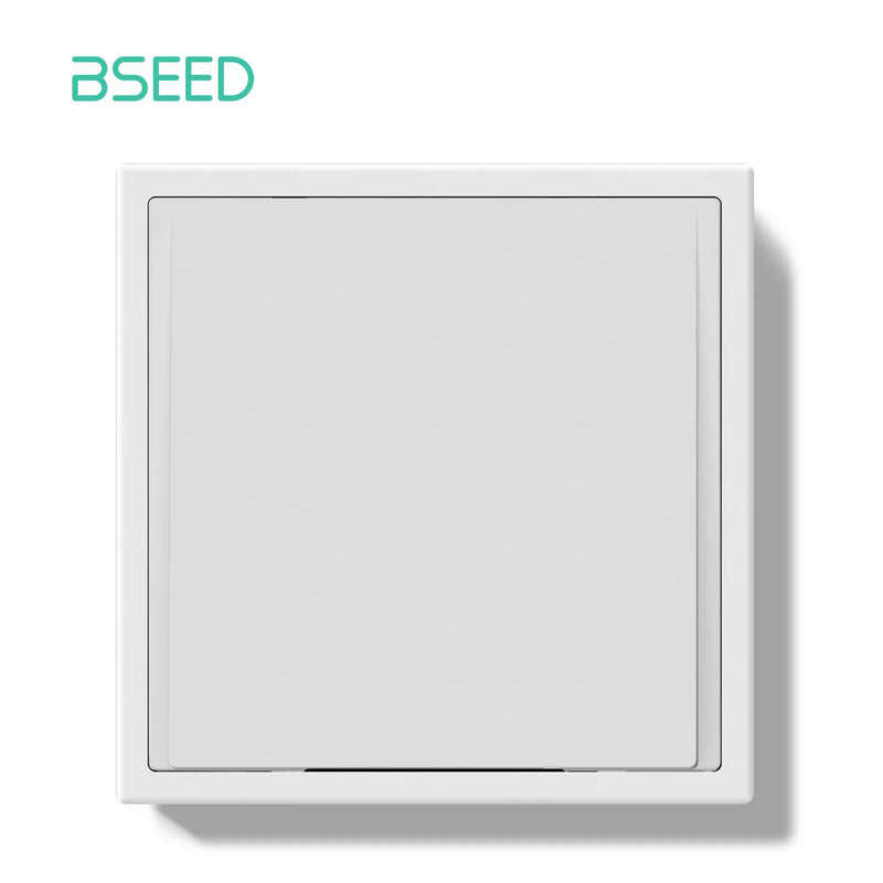 Bseed E Series Cable Wire Exit Plate Wall Outlet Cable Management Cover with Punch Holes Plastic Frame for TV/Speaker Wires