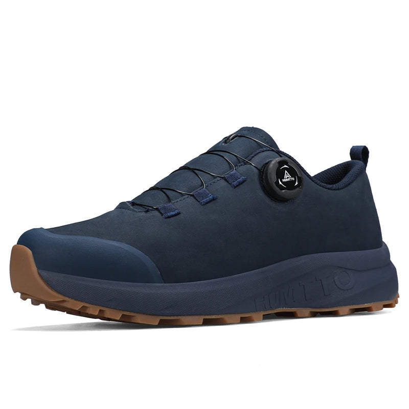 HUMTTO Hiking Shoes for Man Non-slip Water-resistant Mens Sneakers Breathable Outdoor Winter genuine leather Men Trekking Shoes