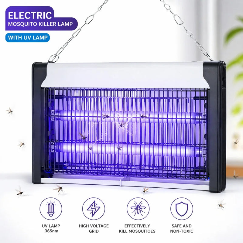ចង្កៀងសម្លាប់មូស JOYINLED ជាមួយភ្លើង UV ឧបករណ៍ចាប់សត្វល្អិតរុយ 20W 30W 40W ឧបករណ៍សម្លាប់សត្វល្អិតក្នុងផ្ទះ ប្រឆាំងនឹងមូស អន្ទាក់រុយ