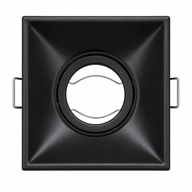 JOYINLED GU10 MR16 Downlight Frame Recessed Ceiling Light Fixture Adjustable Spotlight Trim for Home Office Commercial Lighting