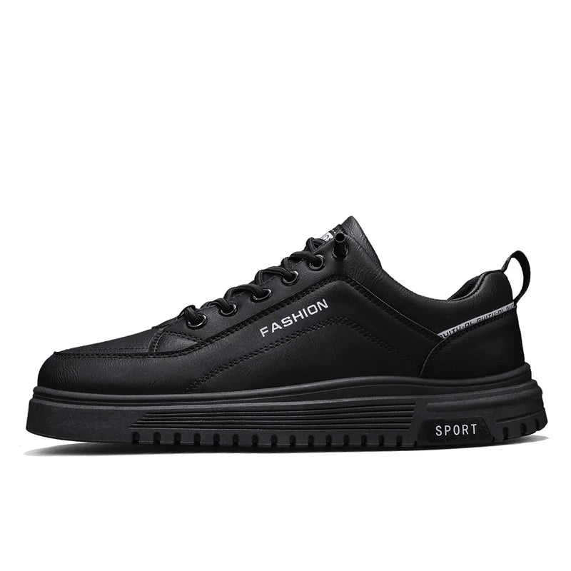 Men's casual shoes four seasons breathable soft-sole anti-slip outdoor walking shoes lightweight flat shoes sports board shoes