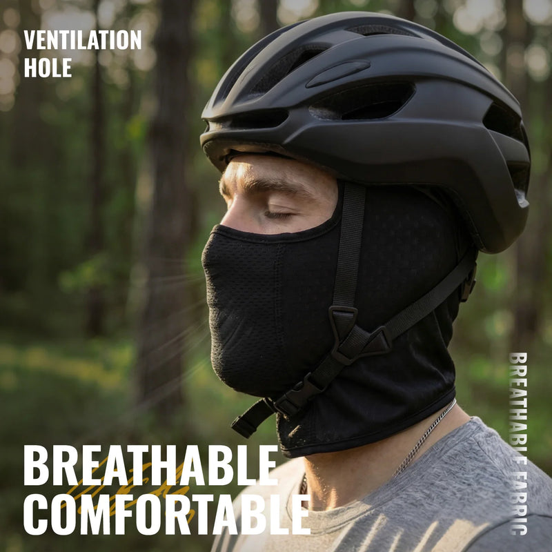 WRELS Cycling Face Mask Breathable Neck Hood Windproof Anti-UV Sun Protection Outdoor Fishing Men Women Balaclava Head Cover