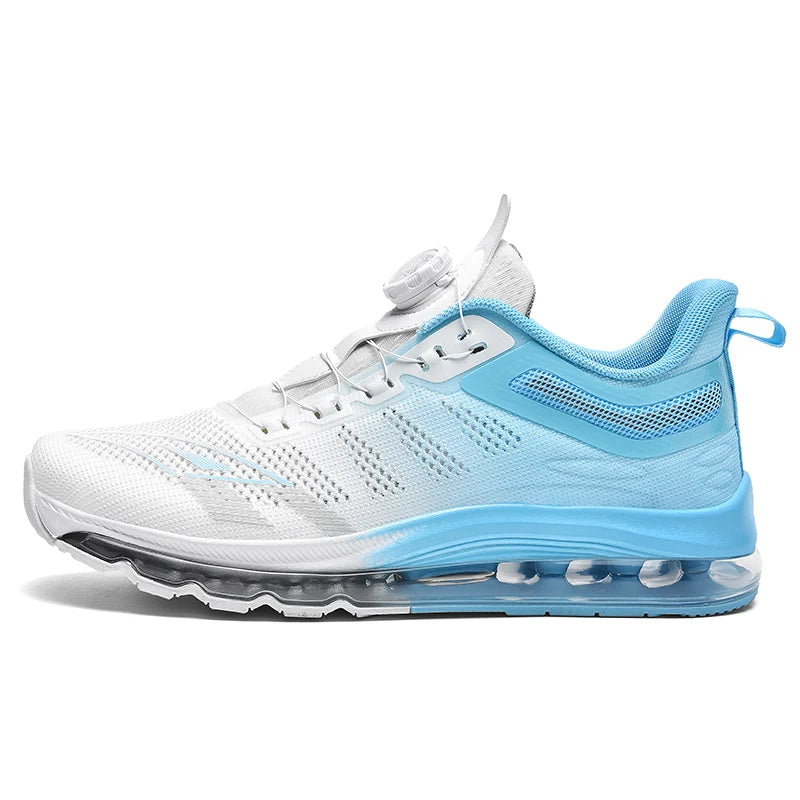 Men Sports Shoes Mesh Breathable Lightweight Cushioning Outdoor Casual Shoes New Soft Sole Rebound Summer Sports Tennis Shoes