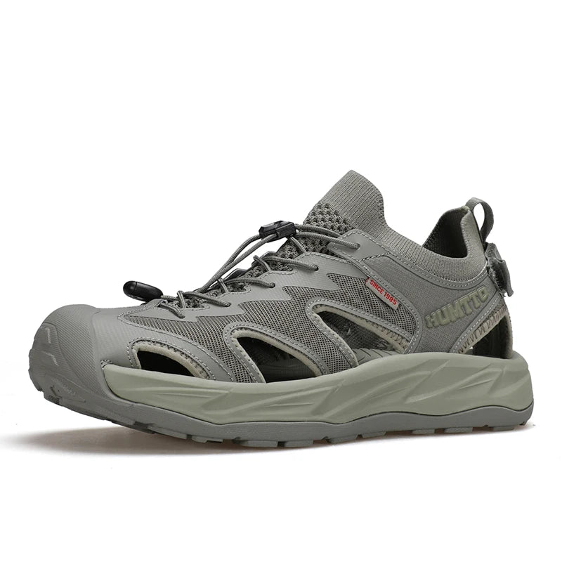 HUMTTO Breathable Hiking Shoes Men's Quick-Drying Wading Shoes for Men Summer Beach Outdoor Sandals Non-Slip Aqua Sneakers Male