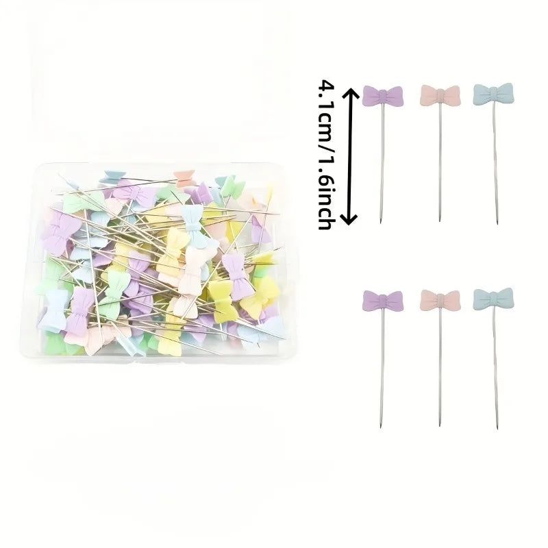 50pcs Clothing Tailor'S Hand Positioning Pins for Sewing,Cartoon Large Head Pins for Craft Sewing Additions,Embroidery Supplies