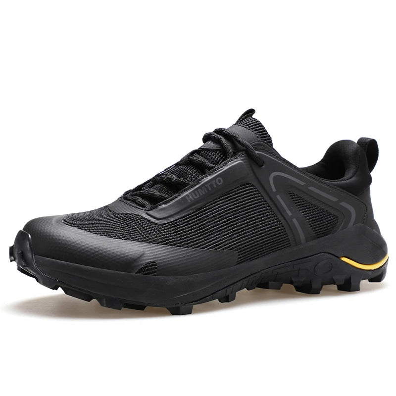 HUMTTO Running Shoes for Men Breathable Men's Sneakers Luxury Designer Sports Shoes Cushioning Black Man Casual Jogging Trainers