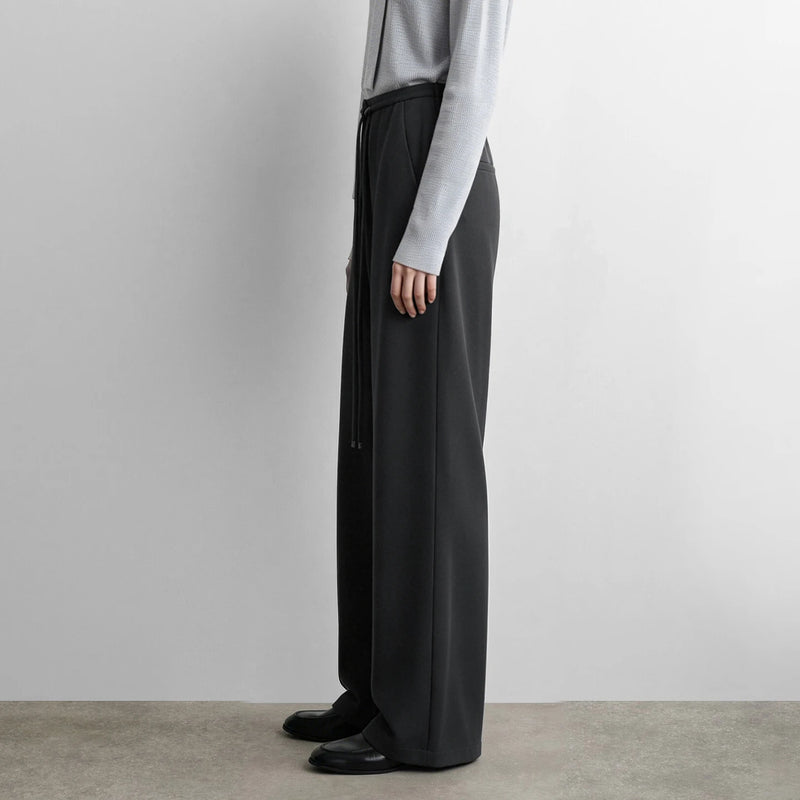 Amii Women Wide Leg Pants Ankle Length Office Autumn Casual Loose Trouser Versatile Essential Woman Bottoms Clothing 12623017