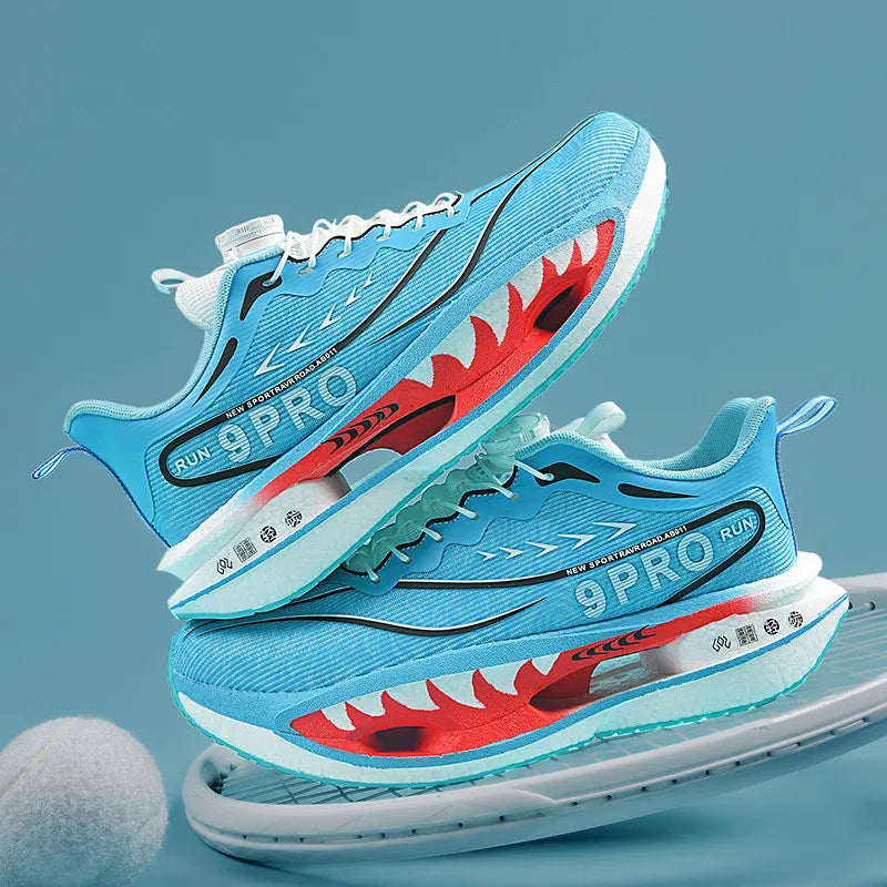Mens Running Shoes Autumn New Rotating Buckle Breathable Mesh Fashion Sneakers Outdoor Sports Tennis Shoes for Men