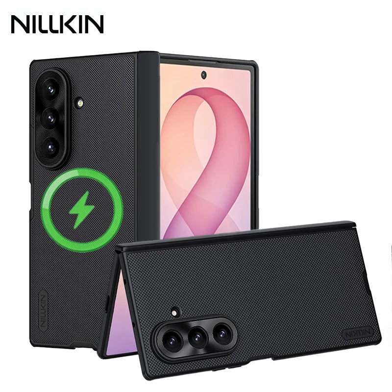 NILLKIN Magsafe Case For Samsung Galaxy Z Fold 8 Ultra Magnetic Wireless Charging Back Cover Anti Shockproof for Z Fold 8 Ultra