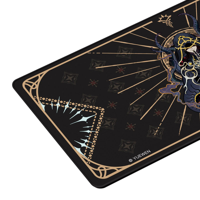 Akko Mouse Pad Anime Theme Fullsize Anti-Slip Gaming Keyboard Rubber Mouse Pad Table Mat Office Desk Mice Pad Large Size 90x40cm
