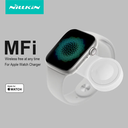 NILLKIN USB C Portable Wireless Charger MFi for Apple Watch Magnetic Fast Charger for Apple Watch Series 7 6 SE 5 4 Type C