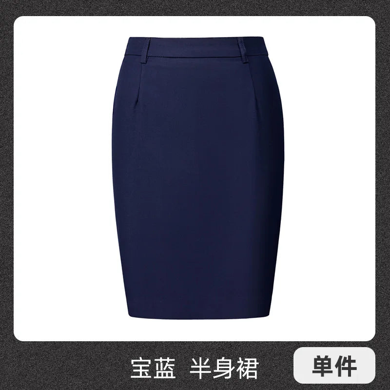 2026 New Women's Blue Plain-colored Slacks, Non-iron Men's Business/office Formal Trousers, Available in Black, Gray.