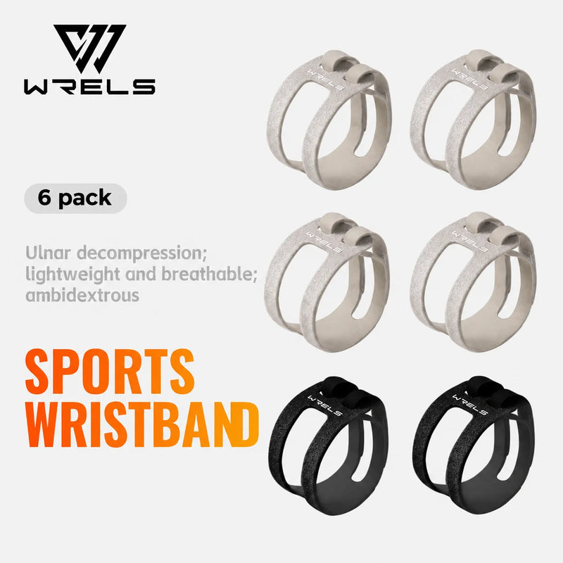 WRELS Sports Wrist Brace Adjustable Compression Wristband Breathable Prevent Sprain Gym Fitness Wrist Workout Support Strap