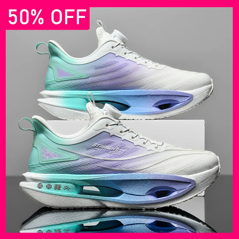 Womens Running Shoes 2026 New Luxury Design Breathable Lightweight Cushioning Training Outdoor Fitness Fashion Sports Shoes