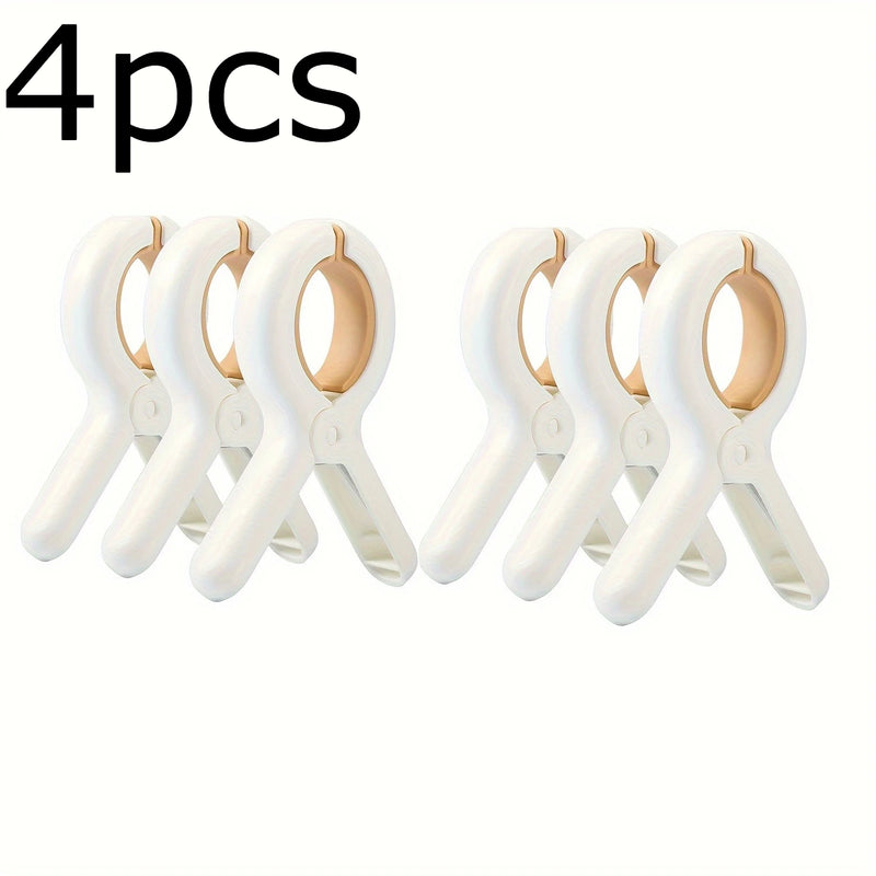 2/4/8pcs Beach Towel Clips, Sturdy Plastic Clothespins for Drying Quilts,Wind-Resistant Clothespins,Home Essentials,Clothes Pins