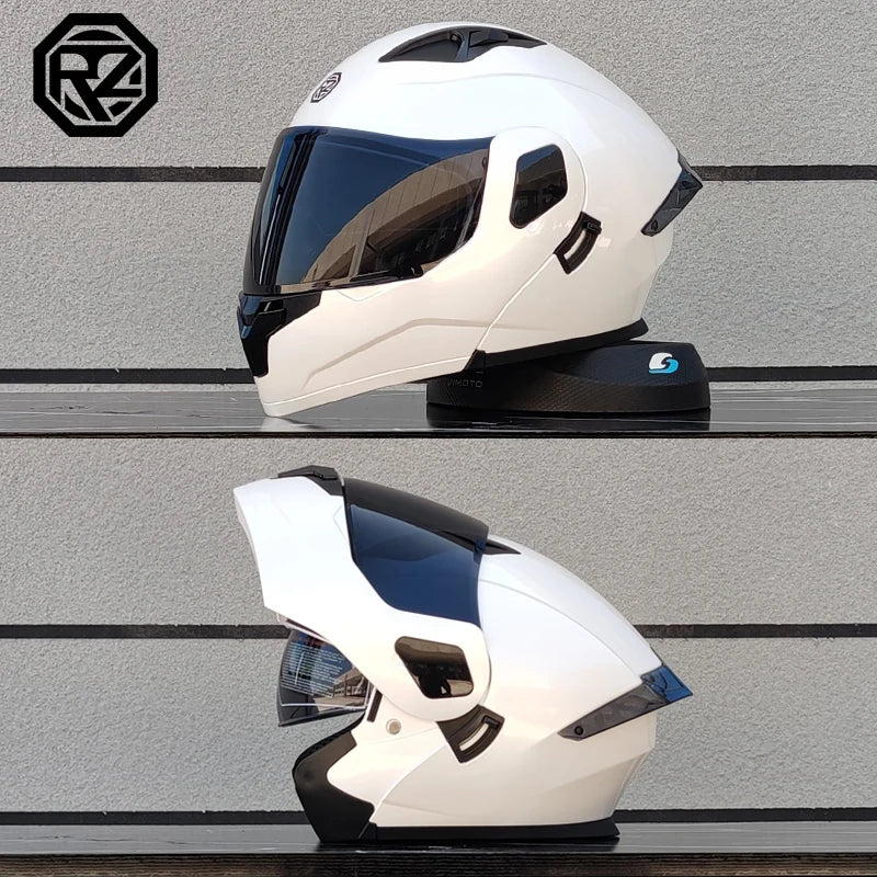 High Quality ORZ Motorcycle Full Face Helmet Four Seasons Motocross Racing Modular Flip Up Casco Moto Men Women Off Road Helmet