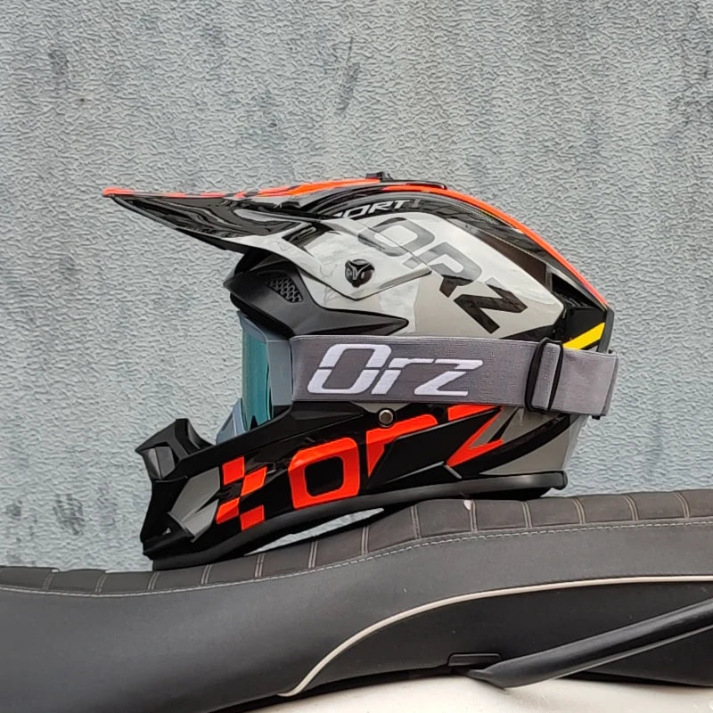 ORZ Motorcycle Helmet Motocross Cascos Para Moto Off Road Motocycle Abs Man&Woman Dot