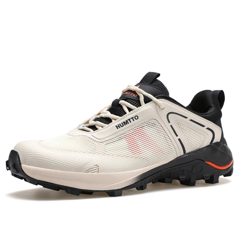 HUMTTO Shoes for Men Breathable Trail Sneakers Luxury Designer Anti-slip Sports Hiking Men's Boots Outdoor Trekking Sneaker Man