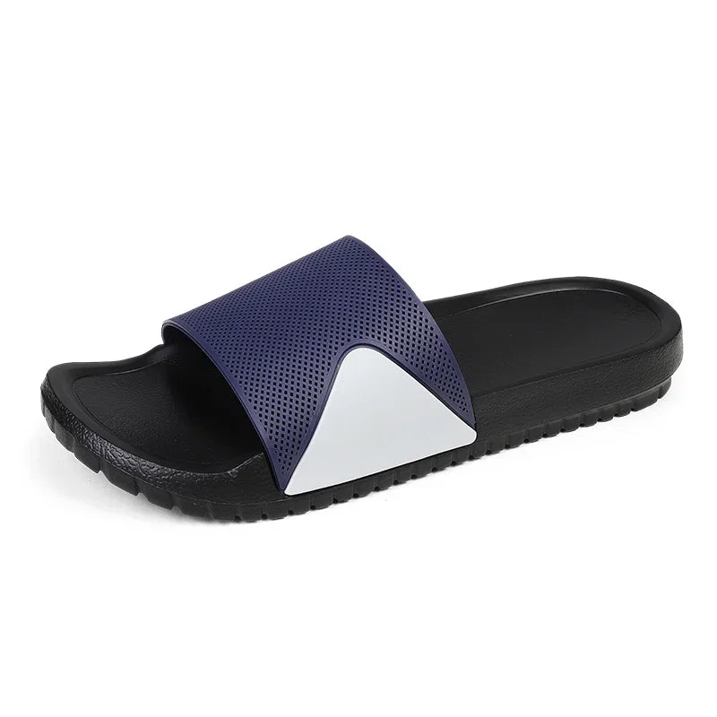 Large Size 49 50 51 52 Soft Rubber Indoor Slippers Men Home Shoes Flat Sandals Slides Outdoor Beach Shoes Summer for Big Foot