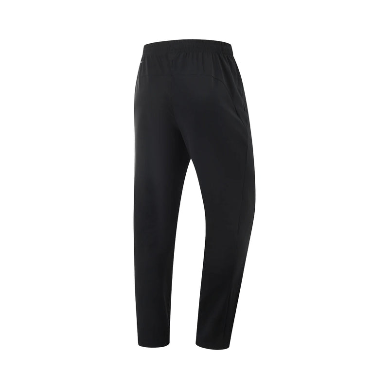 Li-Ning Men's Training Pants AT DRY AT DRY FREEZE 79%Nylon 21%Spandex Adjustable Waist LiNing Knit Sport Trousers AKYV025
