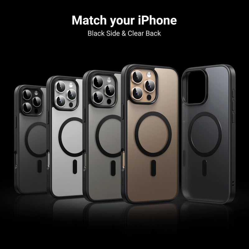UGREEN Black Magnetic Case for iPhone 16 Pro Max Cases Shockproof Cover for iPhone 15 Plus 15pro for Magsafe Macsafe Case