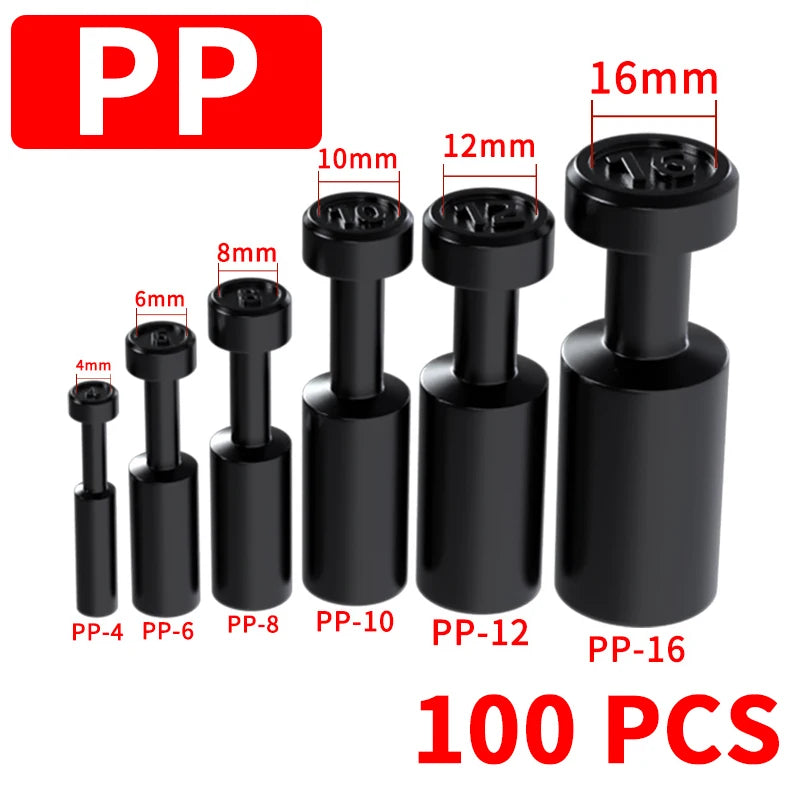 Pneumatic Fitting Pipe Connector Tube Air Quick Fittings Water Push In Hose Plastic 4mm 6mm 8mm 10mm 12mm 14mm PU PE PY PK SA