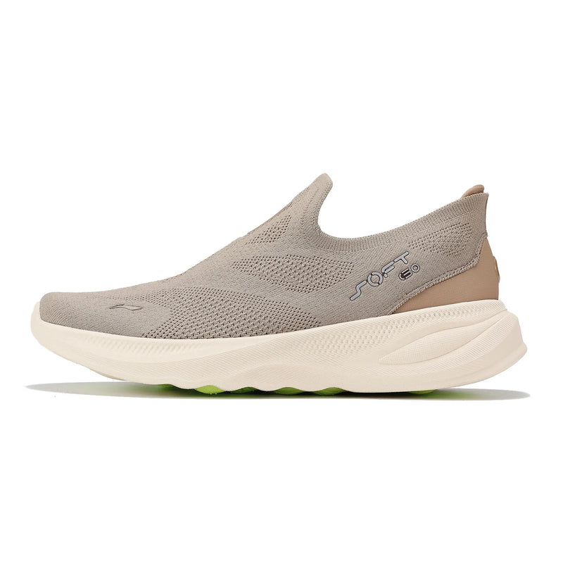 Li-Ning Men's SOFT GO 2 KNIT Slip-on Casual Walking Shoes Cushion Comfy Stable LiNing Mesh Jogging Daily Sports Sneakers AGLV017