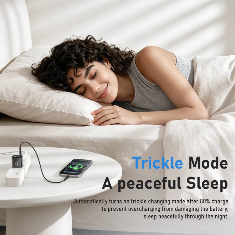 ឆ្នាំងសាក GaN 33W USB Type C ទំហំតូច ចល័ត PD QC PPS ឆ្នាំងសាកលឿន សម្រាប់ iPhone 17 16 15 14 Pro Max iPad Samsung S23 Ultra ឆ្នាំងសាក