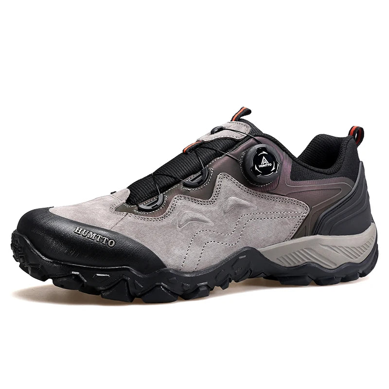 HUMTTO Breathable Shoes for Men Luxury Designer Men's Sneakers Anti-slip Sports Hiking Boots Man 2024 Outdoor Trekking Sneaker