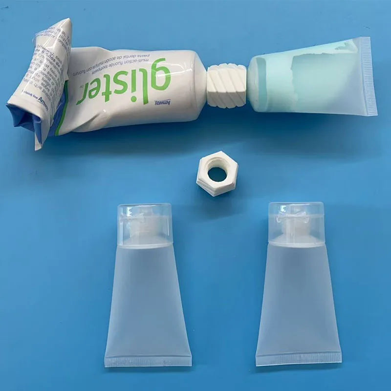Travel Bottles,Bottle Adapters,Convenient Toothpaste Facial Cleanser Refill Home Additions.Travel Toiletry Set