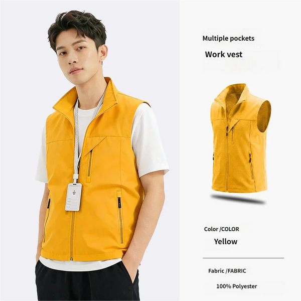6XL  2026 Spring and Summer New Colors Volunteers Advertising High-end Exhibition Workwear Jackets with Printed LOGO