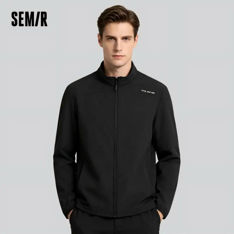 Semir Mens UV Jacket 2026 Elastic Stand Collar Cool Feeling Reflective Printed Outdoor Casual Soft