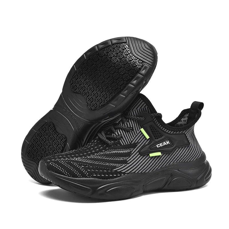 Men's light casual sneakers Four seasons soft sole breathable non-slip comfort outdoor walking shoes fashion running sports shoe