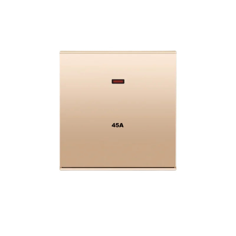 Uk Type 86 13A Universal Rose Gold 220V Wall Large Warped 1gang2way Cross Button Light Switch,USB Electric Plug Wall Socket