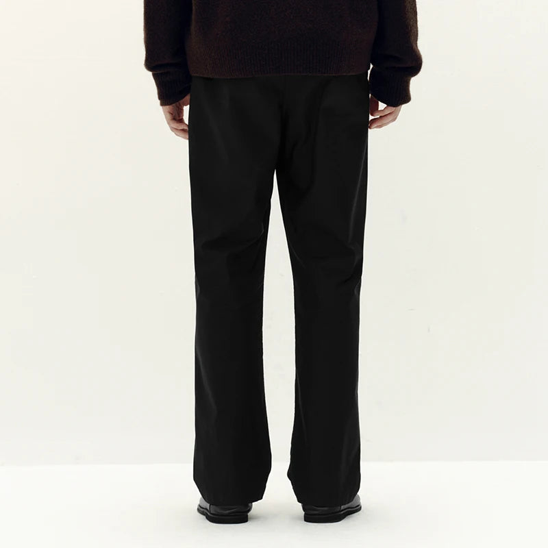 Semir Men Pants Comfortable Solid Straight Work Commute 2026 Autumn Casual Style Easy Care Long Trousers Daily Wear