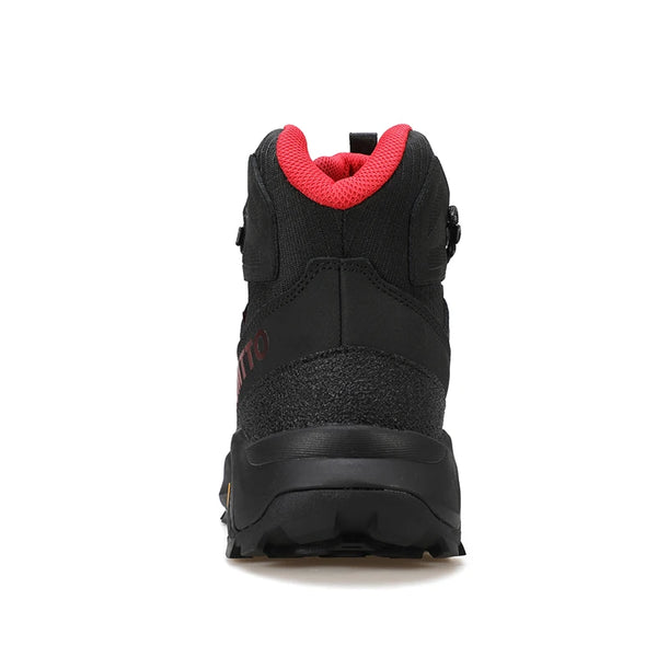 HUMTTO Hiking Boots for Women Leather Non-slip Women's Sports Shoes Winter Outdoor Mountain Sneakers Breathable Trekking Shoes