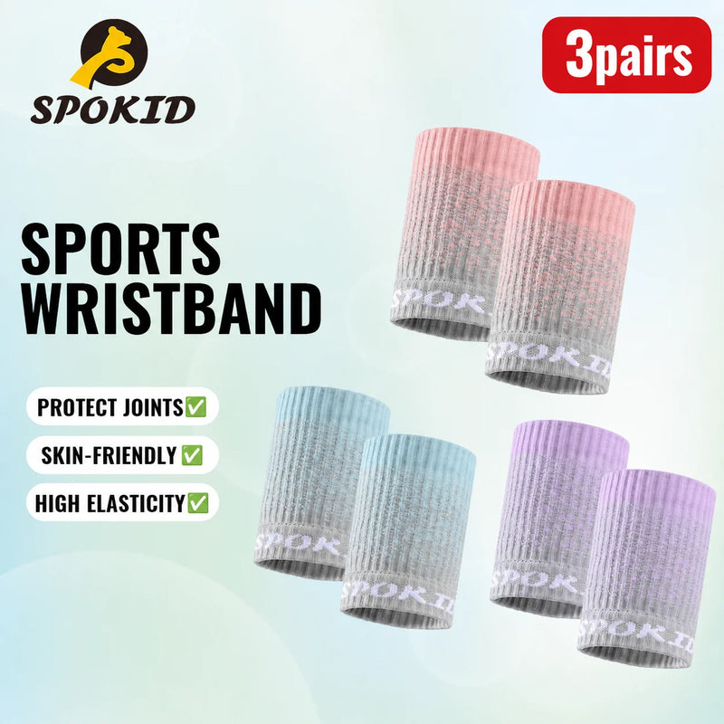 WRELS Wrist Guard Breathable Wristband High Elastic Compression Sweatband Boys Girls Running Tennis Outdoor Sports Wrist Support