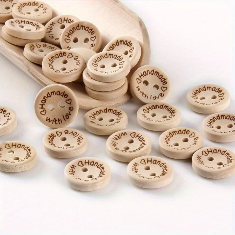 140pcs Woven Button Set Heart Button for Sewing Clothes,Decorative Clothing, Shoes, Hats Decorations,Handicraft Button Set.