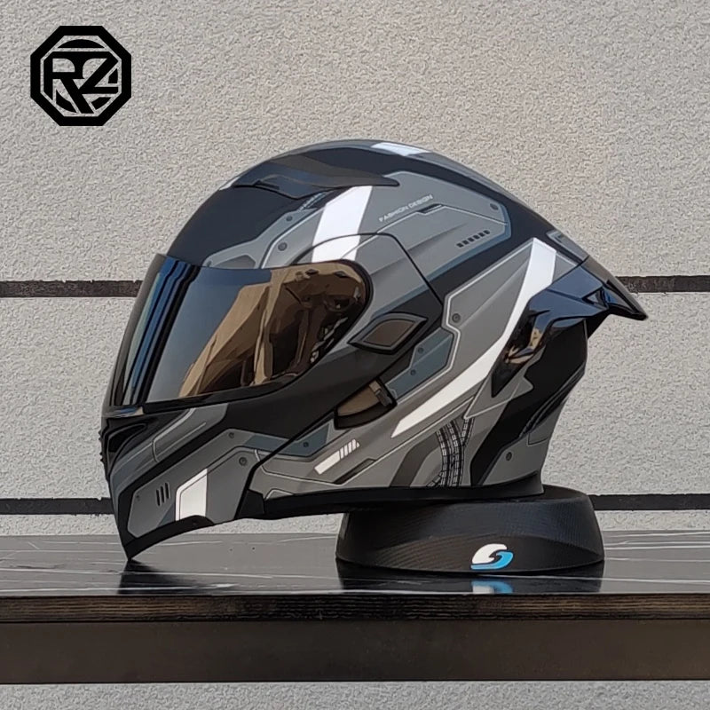 ORZ High Quality Motorcycle Full Face Helmet Four Seasons Motocross Racing Modular Flip Up Casco Moto Men Women Off Road Helmet