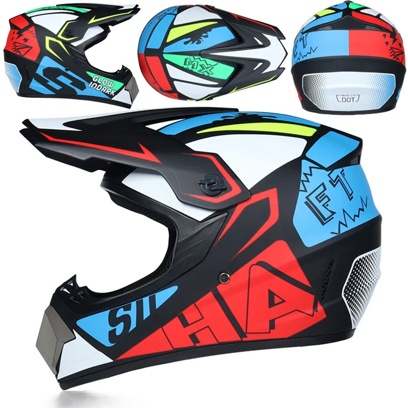 ORZ Latest Off-road Motorcycle Helmet ATV SUV Downhill Mountain Bike DH Car Helmet Cross Helmet Capacetes Motocross Dot Abs