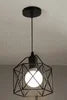 Modern Industrial Pendant Light – Adjustable Metal Cage Chandelier, for Home & Office Home Decor Lamps Aesthetic