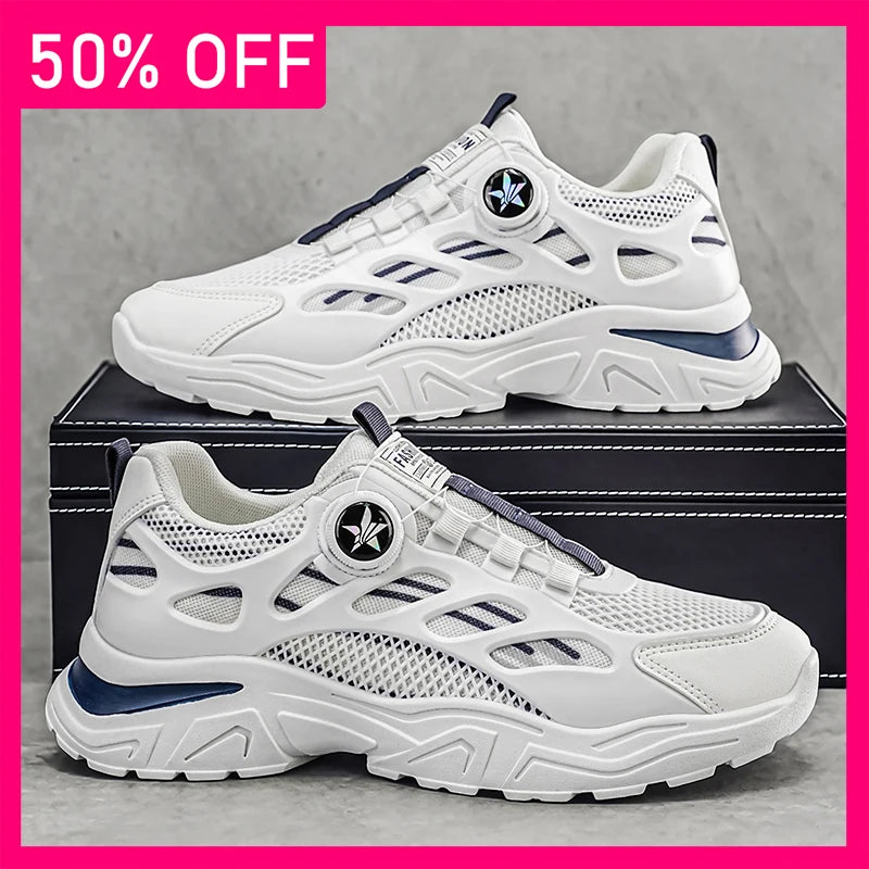 Men Sports Shoes Breathable Lightweight Thick Soled Cushioning Comfort Versatile Outdoor Running Non Slip Sports Shoes for Men