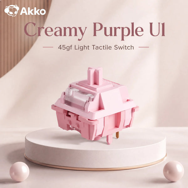 Akko Tactile Mechanical Keyboard Switch U1 Series Creamy Purple